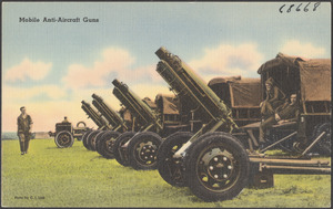 Mobile anti-aircraft guns