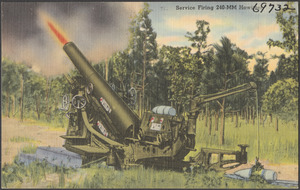 Service firing 240-MM Howitzer