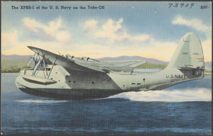 The XPBS-1 of the U. S. Navy on the take-off