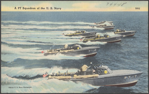 A PT squadron of the U. S. Navy