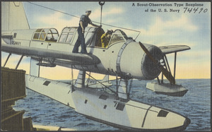 A scout-observation type seaplane of the U. S. Navy