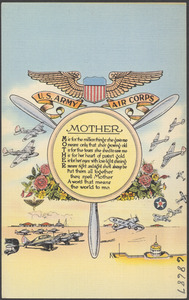 U. S. Army Air Corps. Mother