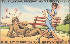 I'll fight for freedom and liberty if you try to take too much liberty with me!