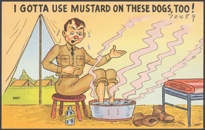 I gotta use mustard on these dogs, too!