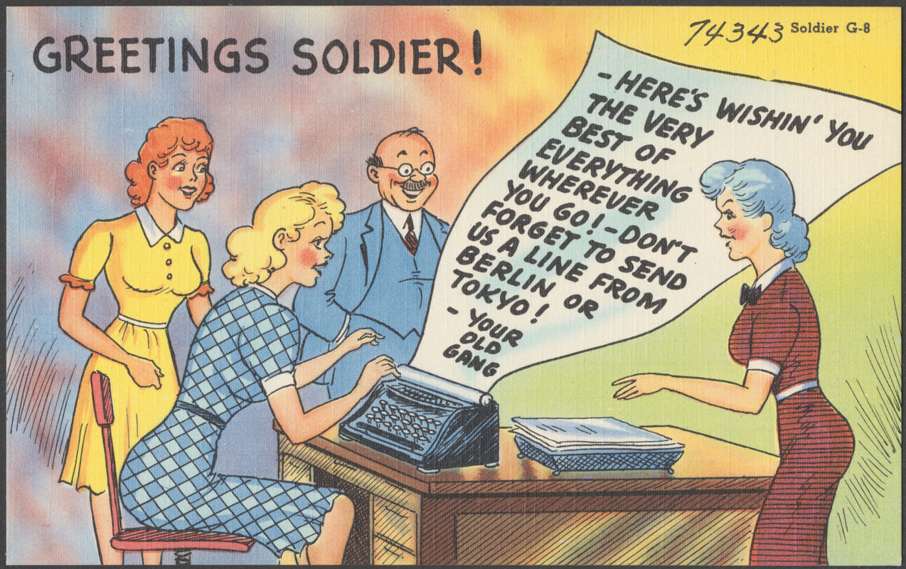 Greetings soldier!