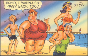 Honey, I wanna go piggy back too!