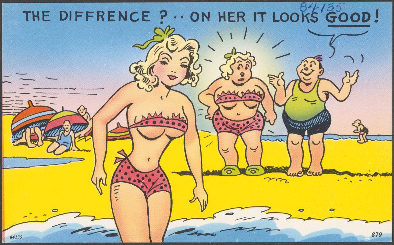 The difference?... On her it looks good!