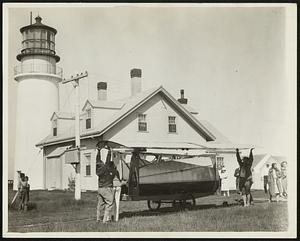 U.S. Lighthouse Highland Light. Cape Cod.