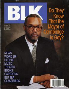 Cover of BLK magazine and Ken Reeves' BLK story, January 1994
