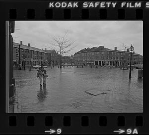 Market Square rain