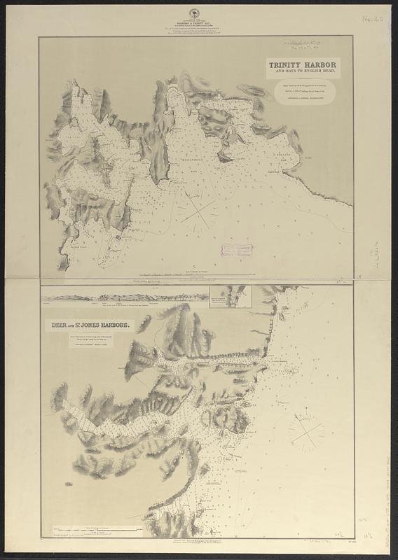 Newfoundland, east coast, harbors in Trinity Bay : from British surveys ...