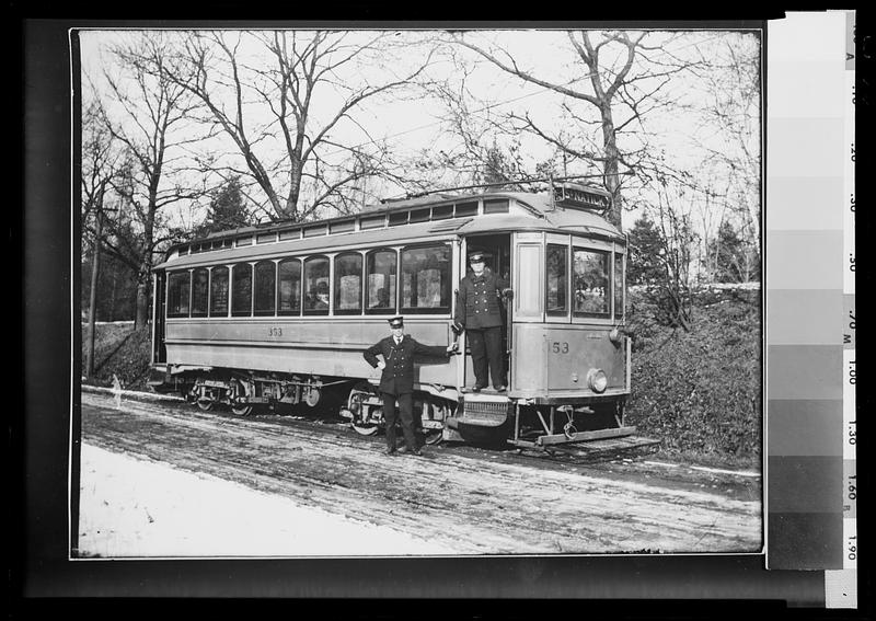 Electric trolley car #353