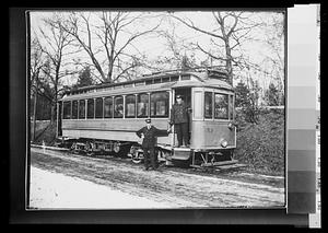 Electric trolley car #353