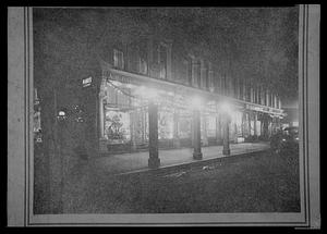 Exterior of A. W. Palmer, clothier & the Clark’s block