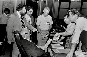 Recount, Attorney Evan Gellar and election officials