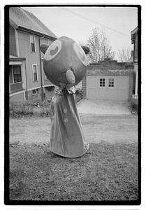 A person in a mouse costume