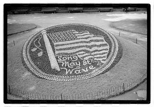 "Long may it wave" floral design