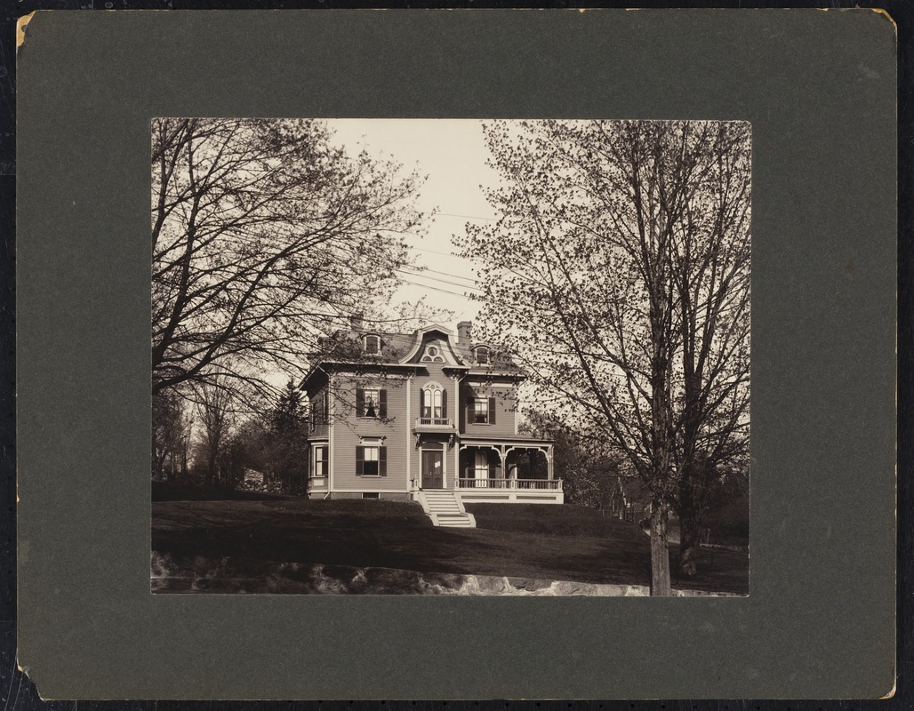 Newton Photographs Collection : Miscellaneous Newell family photographs, 1800s-1900s - House -