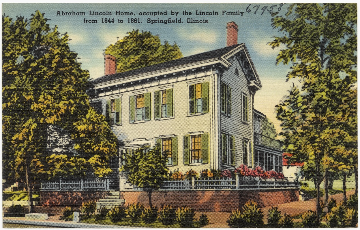 Abraham Lincoln home, occupied by the Lincoln family from 1844 to 1861, Springfield, Illinois