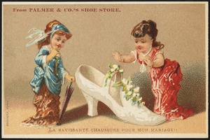 From Palmer & Co's shoe store. La ravissante chaussure pour mon mariage!!