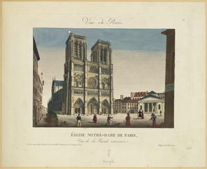 Vue de Paris: Eglise Notre-Dame De Paris