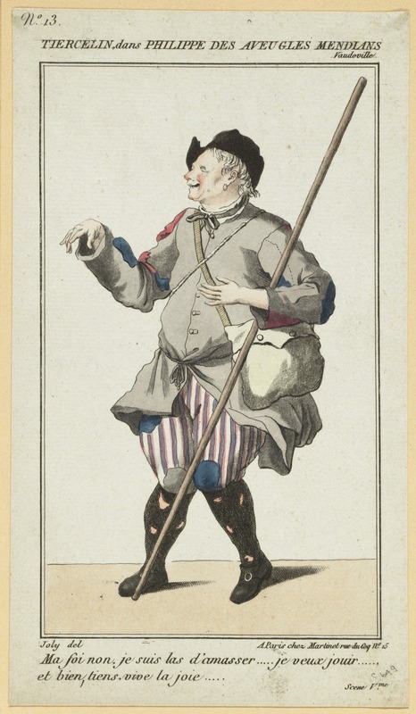 Philippe in "Les Aveugles Mendiants"