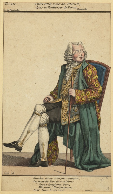 Vaudeville Theater: Piron in Old Age