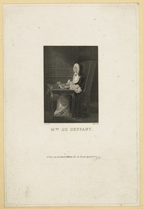 Marie Anne de Vichy-Chamrond, marquise du Deffand,1696-1780