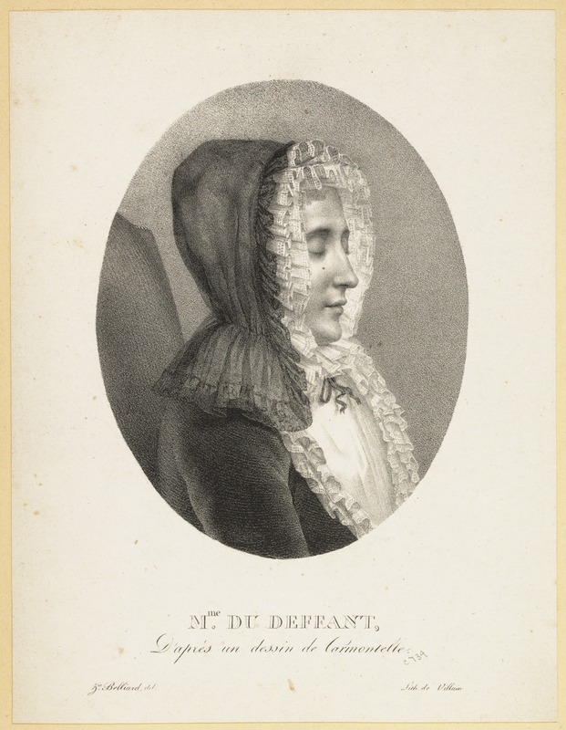 Marie Anne de Vichy-Chamrond, marquise du Deffand,1696-1780