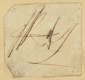 Signature, unknown