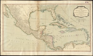 A new and complete map of the West Indies