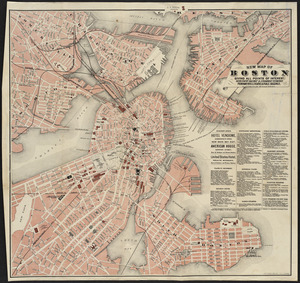 New map of Boston giving all points of interest