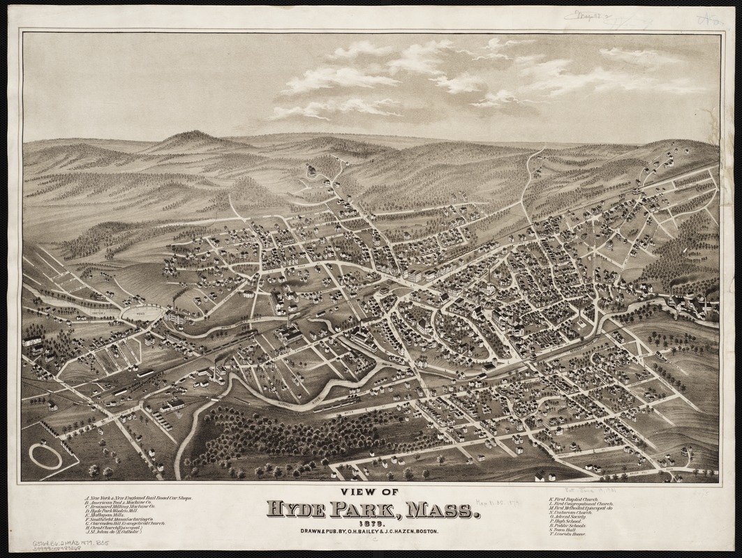 View of Hyde Park, Mass., 1879
