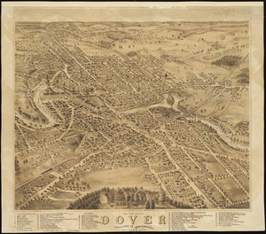 Bird's eye view of Dover, Strafford Co., New Hampshire
