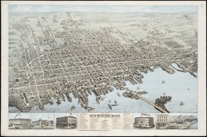 View of the city of New Bedford, Mass