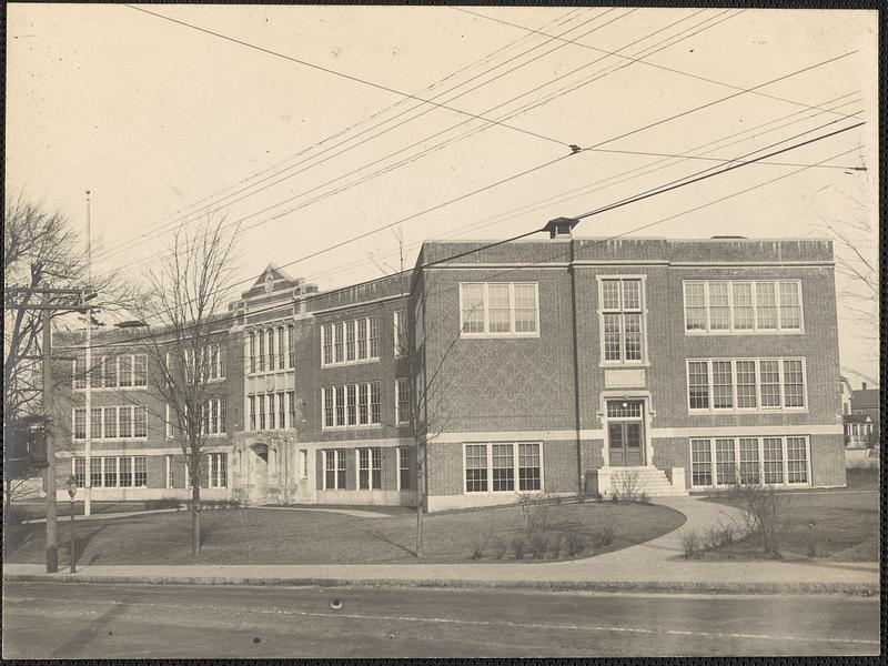 F. A. Day Middle School, Newton, c. 1925 - Digital Commonwealth