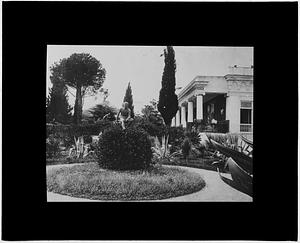 Greece. Corfu. Villa Achilleion statue of Achilles