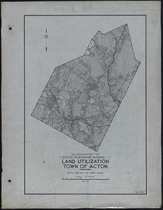 Land Utilization Town of Acton