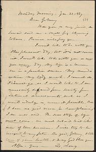 Letter from Zadoc Long to John D. Long, January 28, 1867