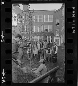Curt Speckman memorial tree planting