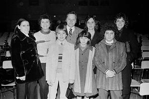 Alderman Steve Powers family and supporters