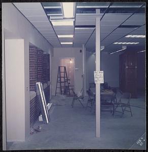 Lawrence Library, main floor, new non-fiction, reference area