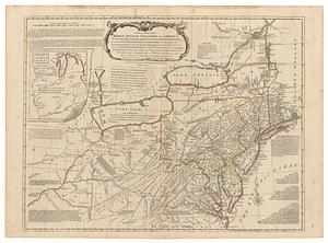 A general map of the Middle British Colonies in America viz. Virginia, Maryland, Delaware, Pensilvania, New-Jersey New York, Connecticut & Rhode Island. of Aquanishuonigy the country of the confederate Indians comprehending Aquanishuonigy proper, their places of residence, Ohio & Thuchsochruntie their deer hunting countries, Couchsachrage & Skaniadarade their beaver hunting countries, of the lakes Erie Ontario & Champlain wherein is also shown the antient & present seats of the Indian nations