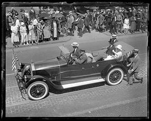 Pres. and Mrs. Coolidge in Cambridge