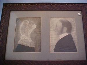 Photographic portraits of Mr. and Mrs. N. Spaulding