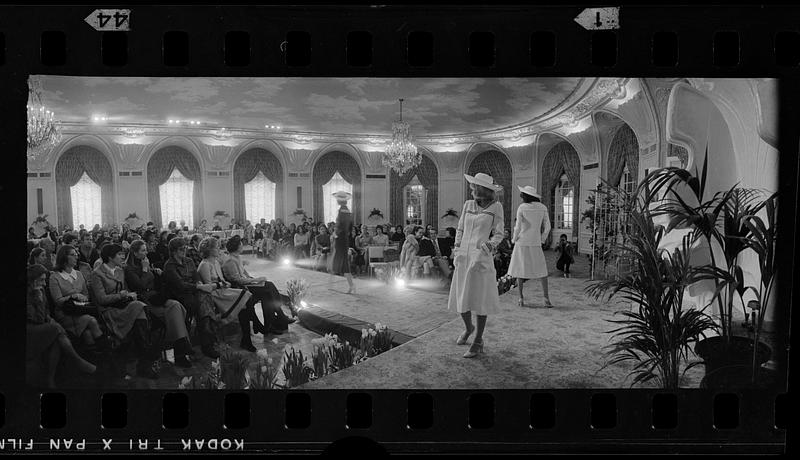 Alfred Fiandaca fashion show at Copley Plaza Hotel ballroom, Boston