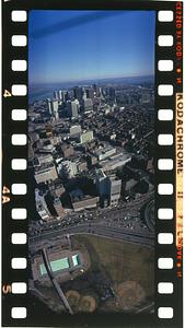 Beacon Hill winter aerial scene, Boston