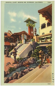 Oriental Court, Mission Inn, Riverside, California