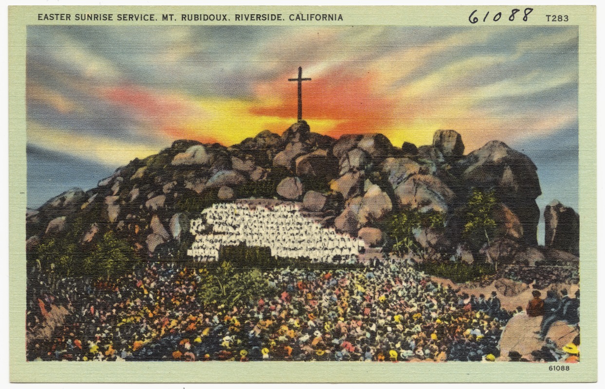 Easter Sunrise Service, Mt. Rubidoux, Riverside, California Digital