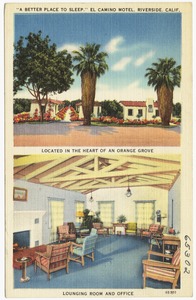 "A Better Place to Sleep," El Camino Motel, Riverside, Calif.